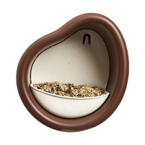 organic vogelfutterhaus 25cm chestnut brown